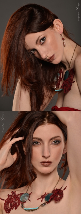 Female model photo shoot of Katlin Sumners by Fotografica Gregor, makeup by Model Ready MUA-HAIR