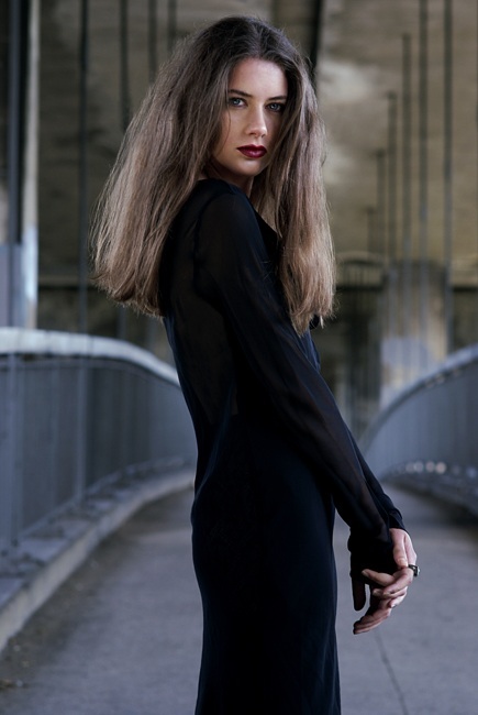 Female model photo shoot of Lou Mack by Liam Cox