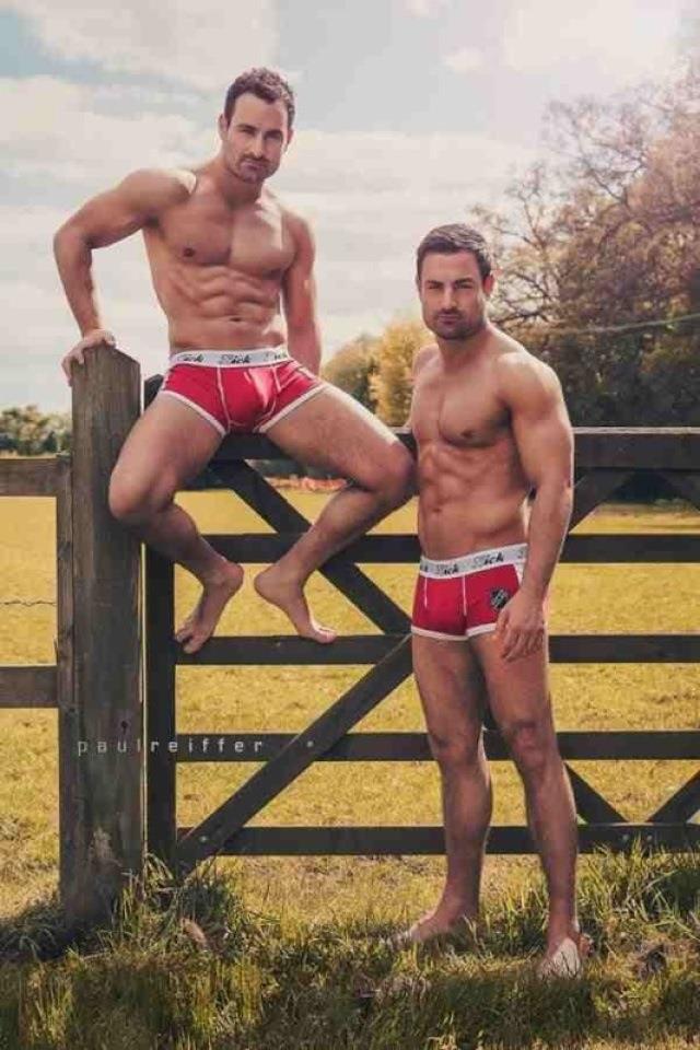 Male model photo shoot of Towie Twins