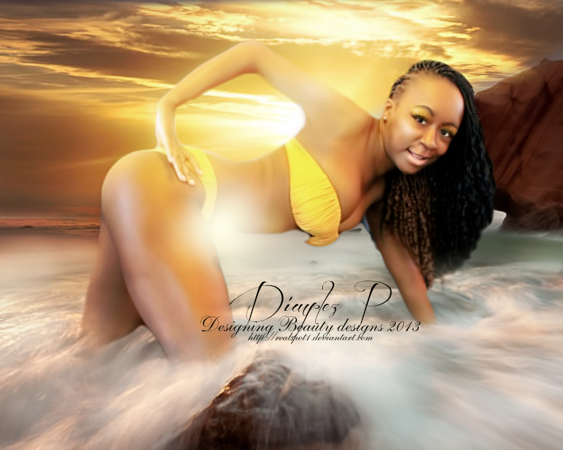 Female model photo shoot of Designig Beauty and Dimplez P