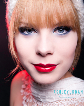 Female model photo shoot of Ashley Urban in studio