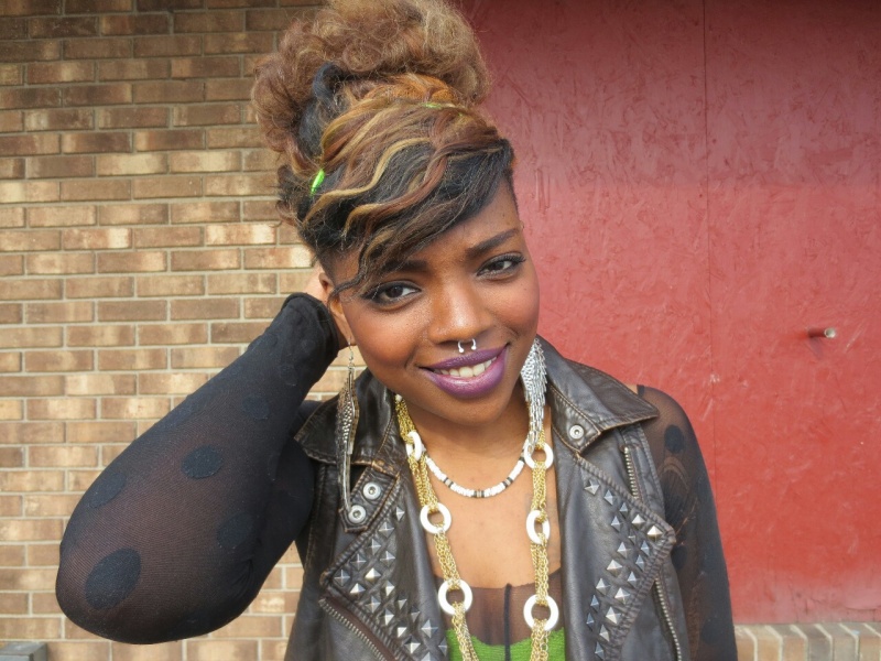 Female model photo shoot of Twanika Jett