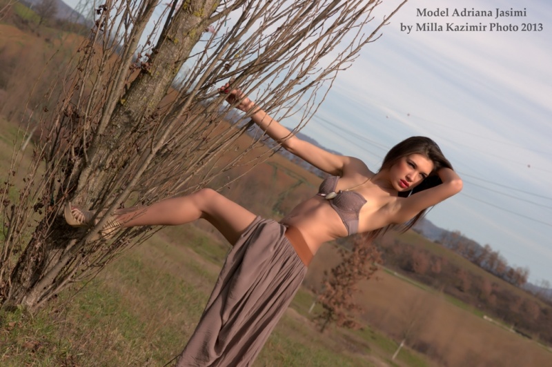 Female model photo shoot of millakazimir in Lago di Bilancino (Florence)