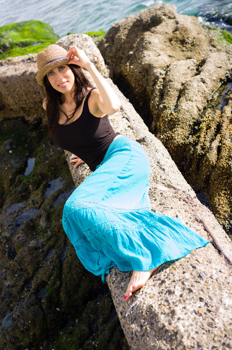 Female model photo shoot of Jenna Lobos by Michael Semaan Photo in Laguna Beach