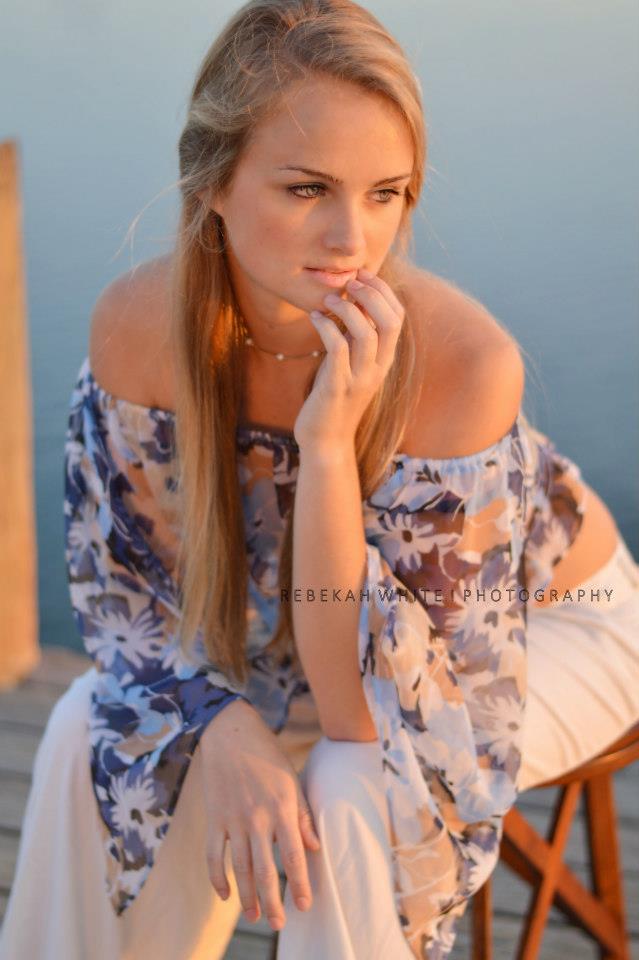 Female model photo shoot of rebekah white photo in vero beach fl