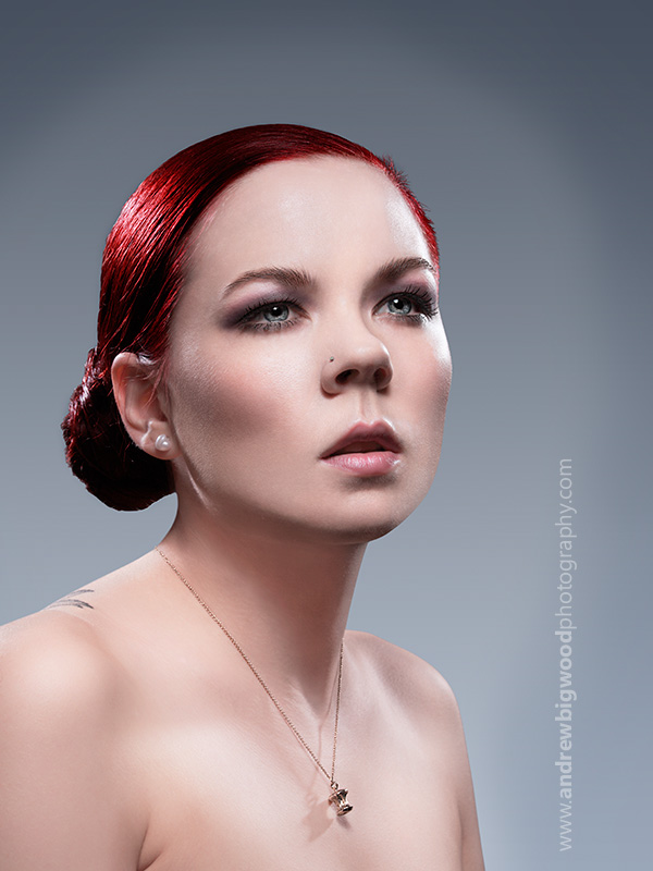 Female model photo shoot of Verity B by Andrew Bigwood, makeup by Viktoria Kohl