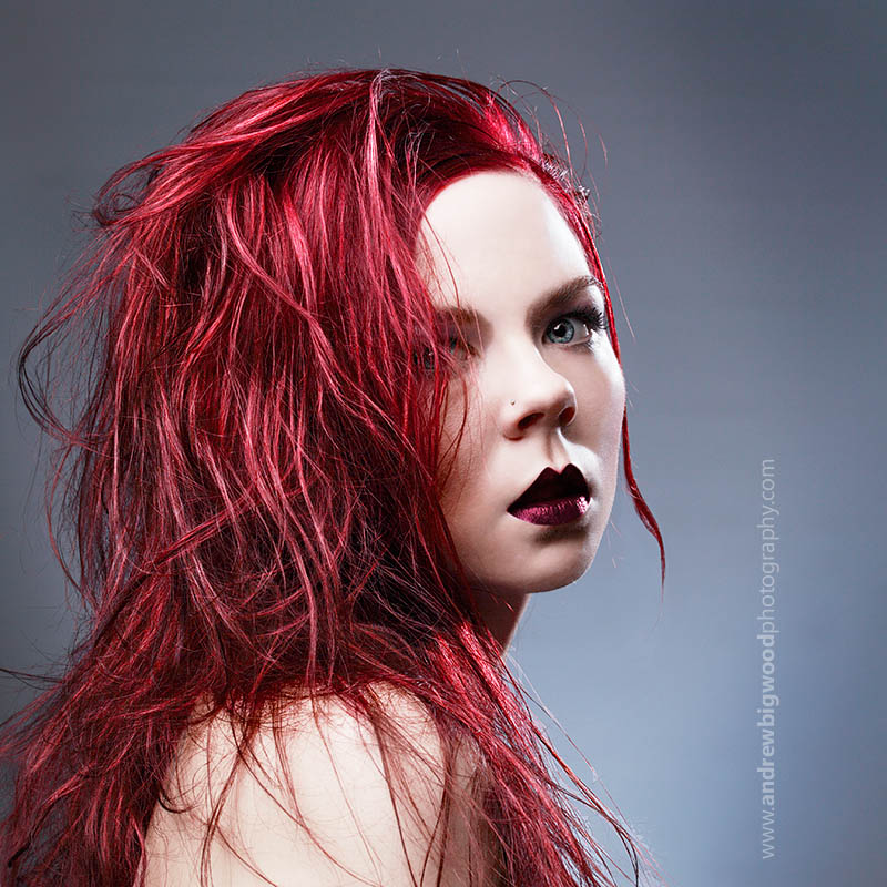 Female model photo shoot of Verity B by Andrew Bigwood, makeup by Viktoria Kohl