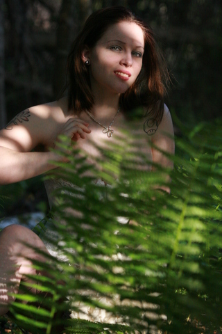Female model photo shoot of Green Sprite Leah