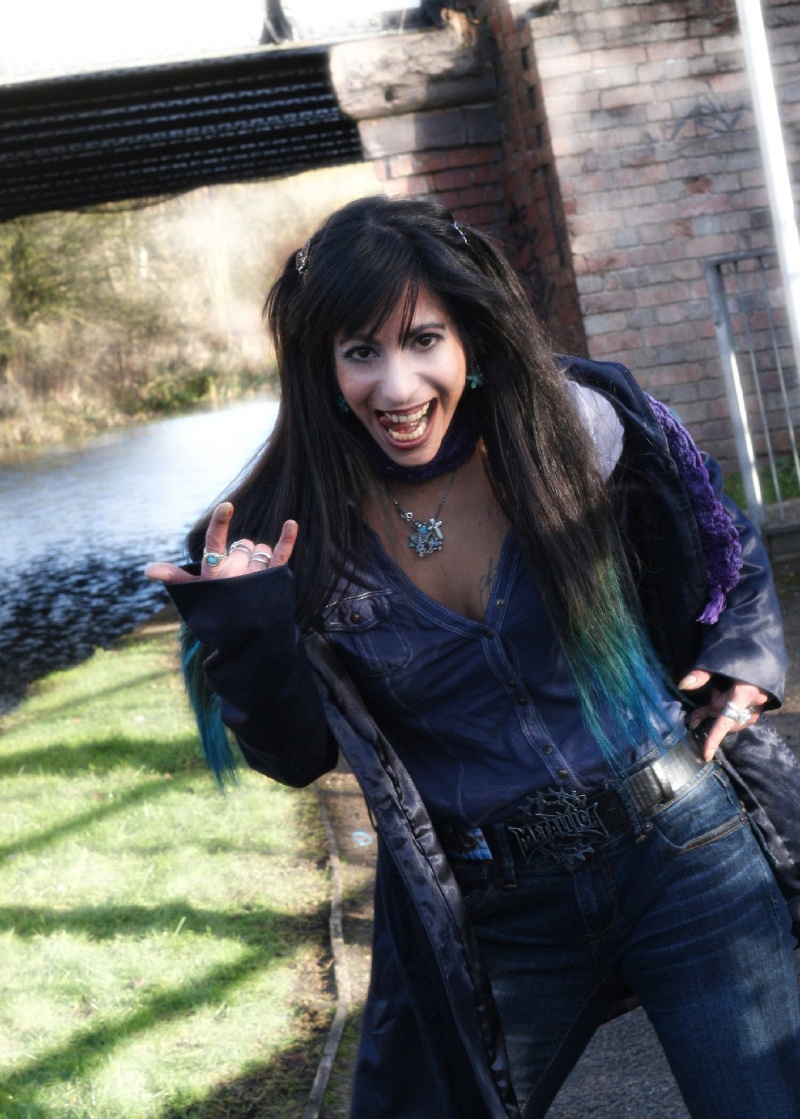 Female model photo shoot of Morgana Salina by Damotography in chester canal