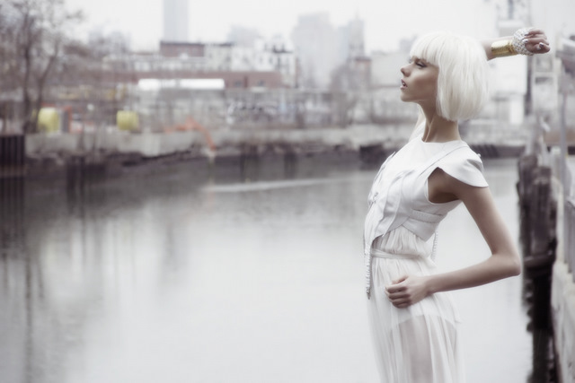 Female model photo shoot of Jenn Levine in Brooklyn, NY, makeup by lanier long