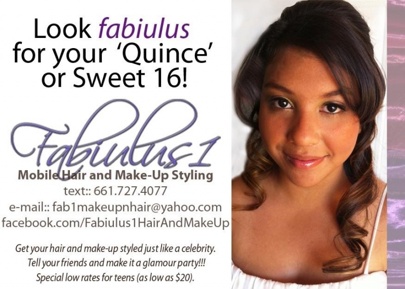 Female model photo shoot of Fabiulus1 Hair N MakeUp in Completely Mobile