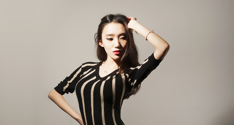 Female model photo shoot of Tianxing