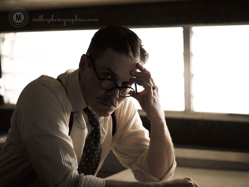 Male model photo shoot of Miller Photographics and Phelyx in broken lamp studio, hair styled by Kelly Stylez