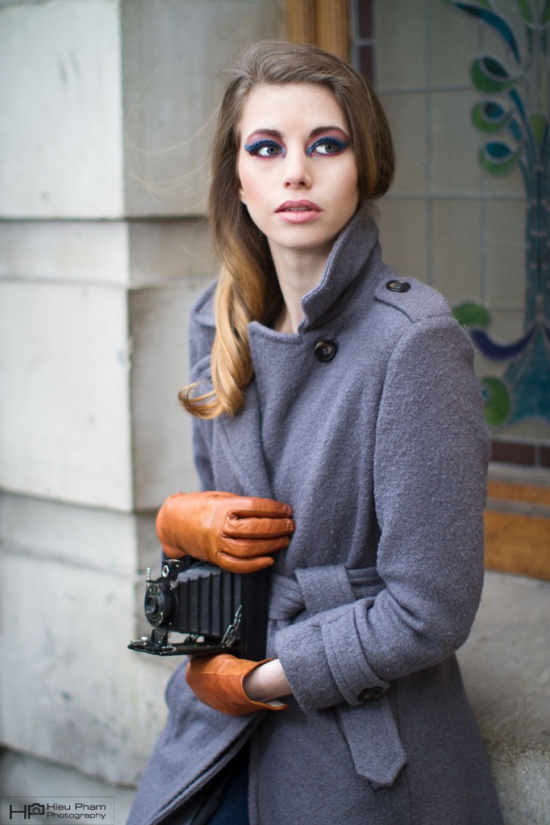 Female model photo shoot of Lone Bru Kjaer in Liverpool Street