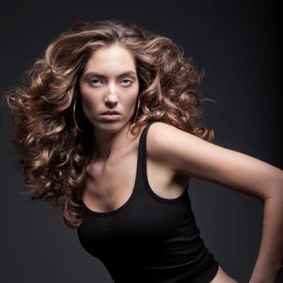 Female model photo shoot of hairbykashmir