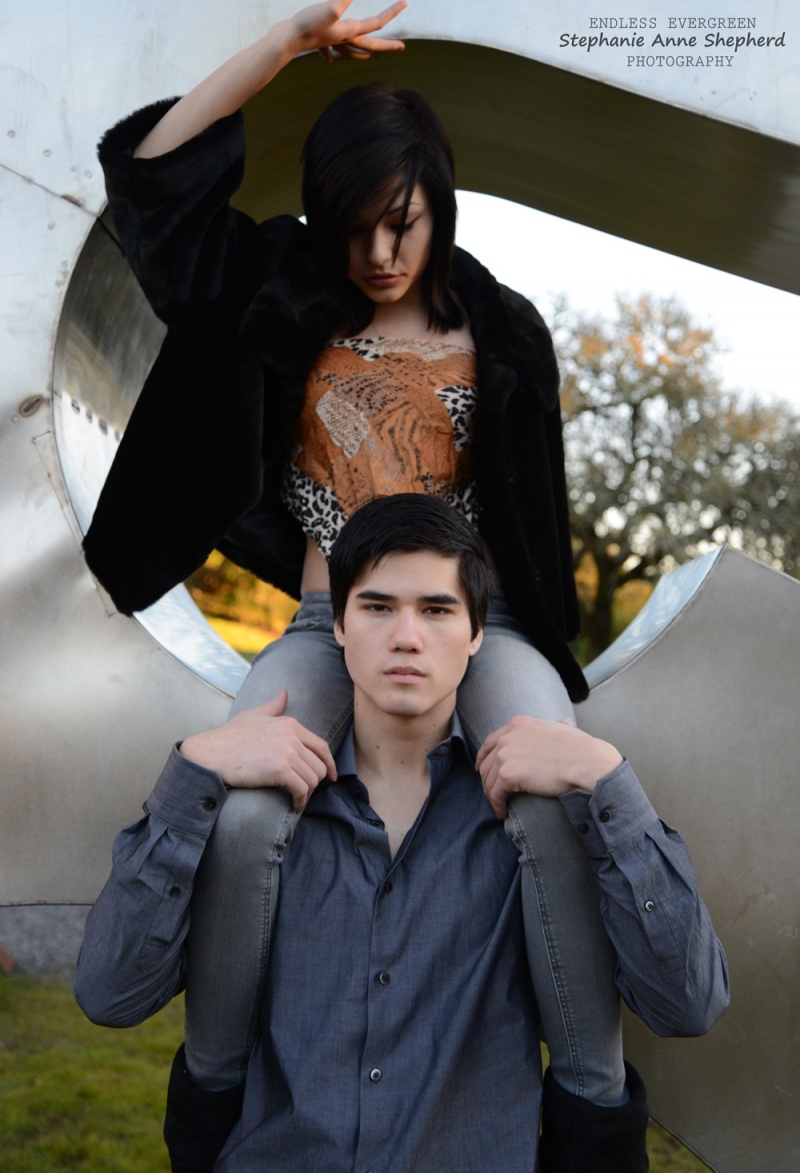 Female and Male model photo shoot of Endless Evergreen and Thomas A Shepherd in Sonoma