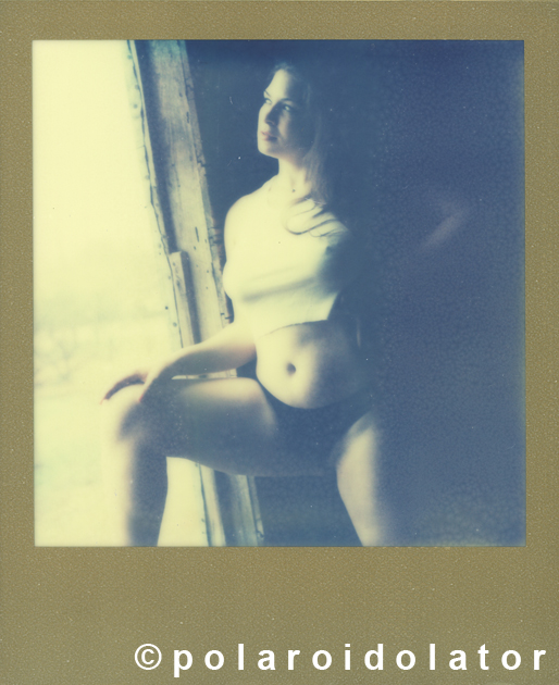 Male and Female model photo shoot of polaroidolator and Rose Wildes in San Marcos, TX