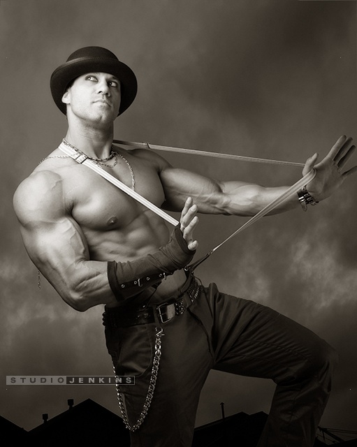 Male model photo shoot of Chad Crouse IFBB  in San Francisco