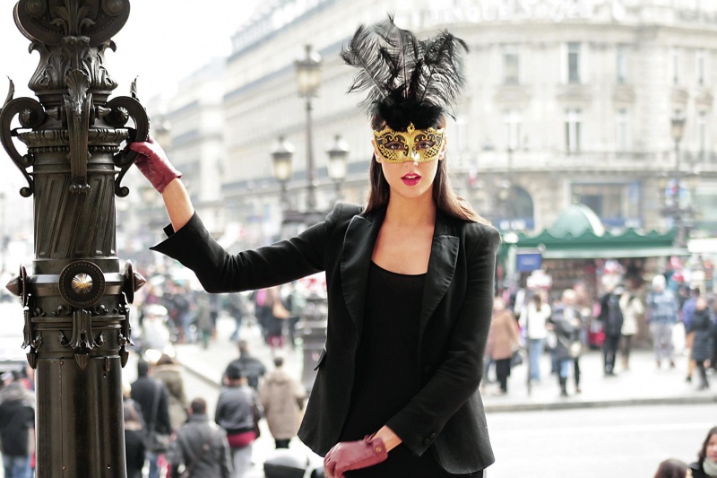 Female model photo shoot of Angel Chyntia  in Opera Paris
