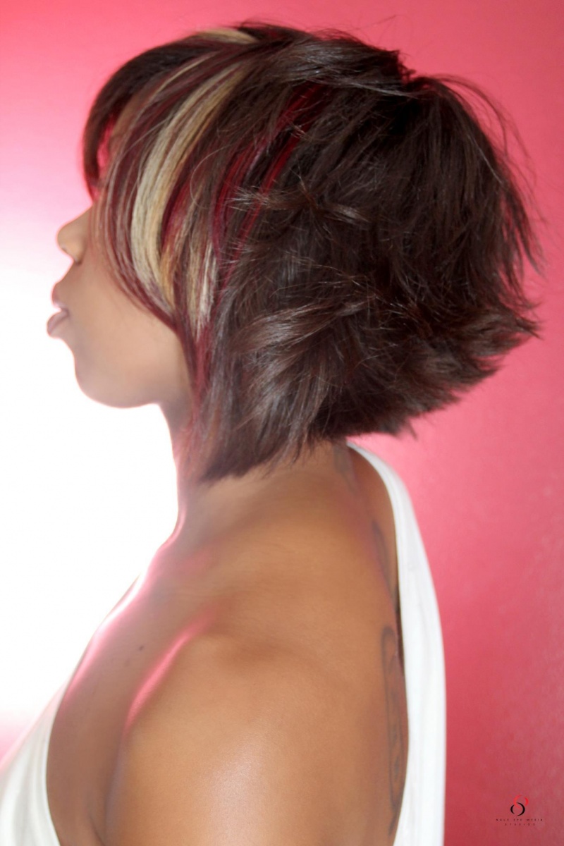 Female model photo shoot of VISION Hair