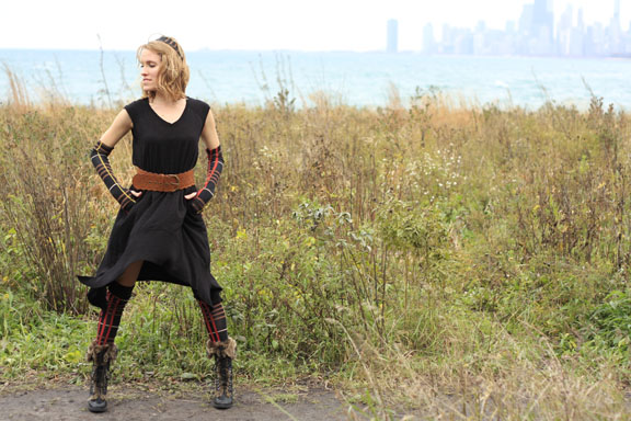 Female model photo shoot of Trixy Xchange in Chicago, Illinois