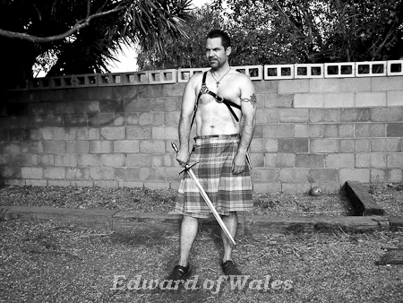 Male model photo shoot of Edward of Wales-Lompoc in My back yard.