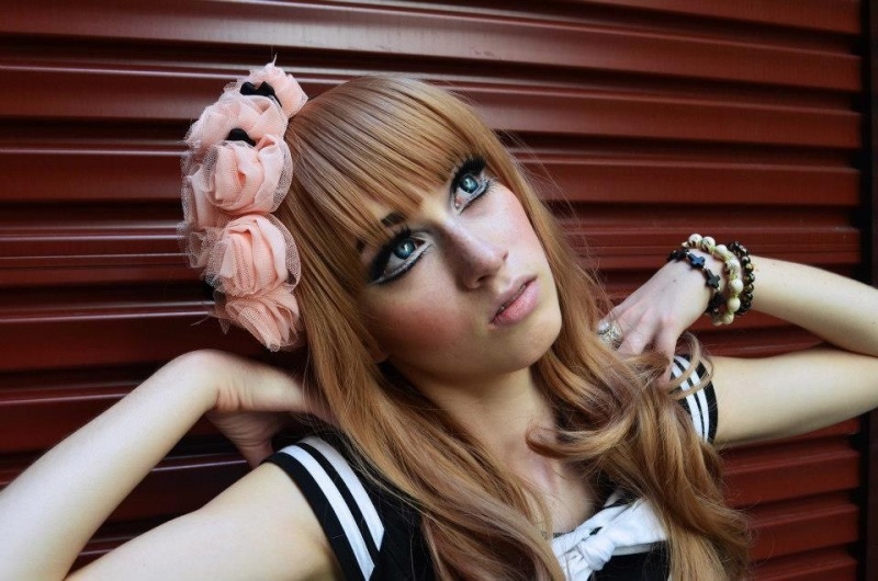 Female model photo shoot of Lyn Makeup Arist