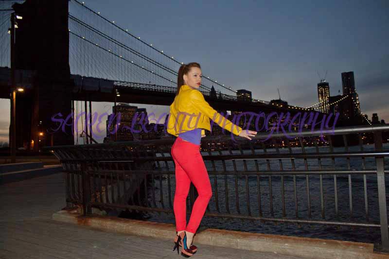 Female model photo shoot of Pintea Andrada in New York