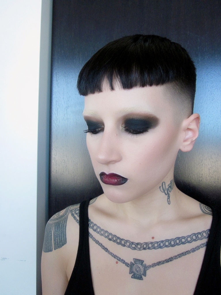 Female model photo shoot of makeupbyv in LOS ANGELES