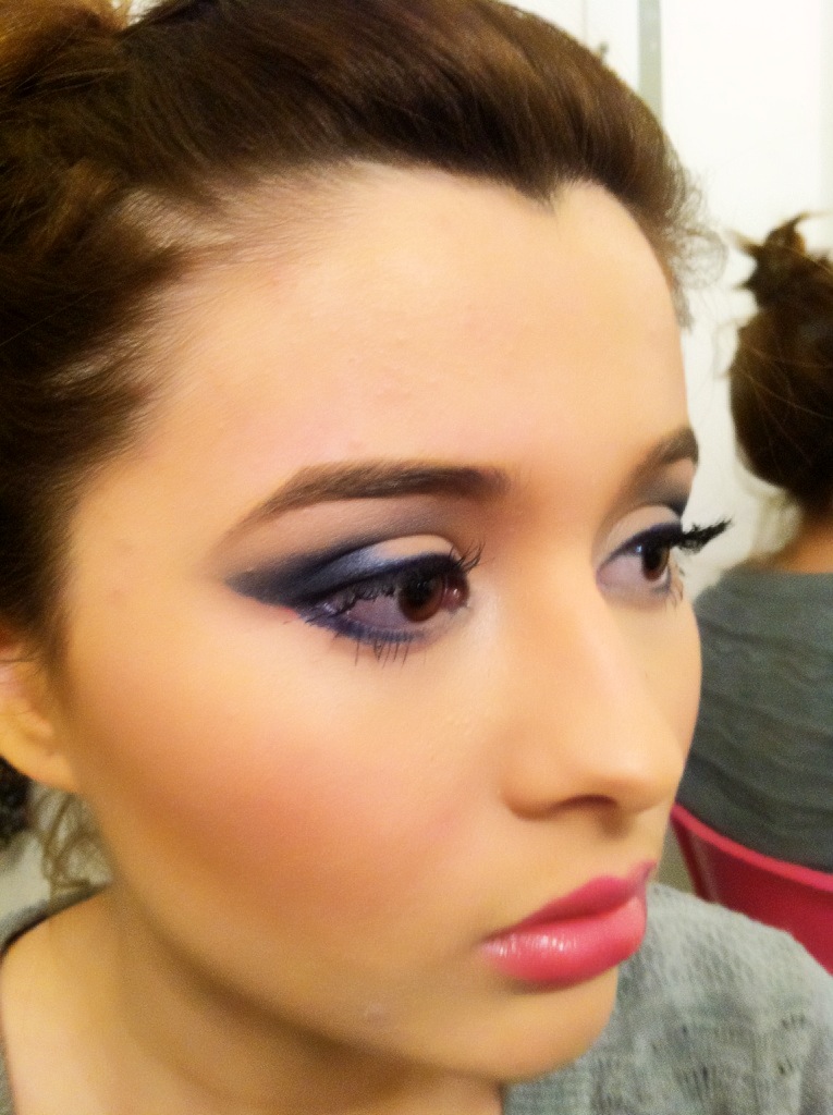 Female model photo shoot of makeupbyv in LOS ANGELES