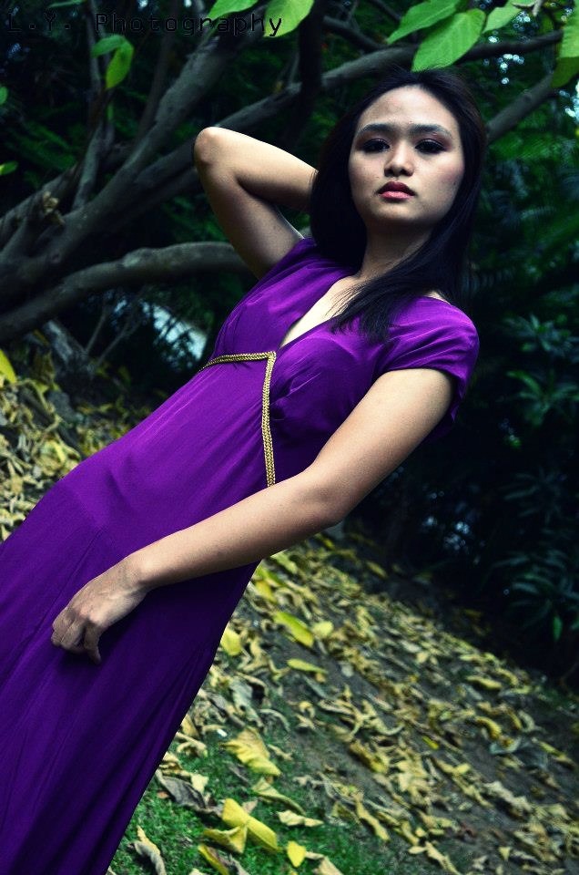 Female model photo shoot of Guiline Dela Cruz in Ninoy Aquino Parks and Wildlife
