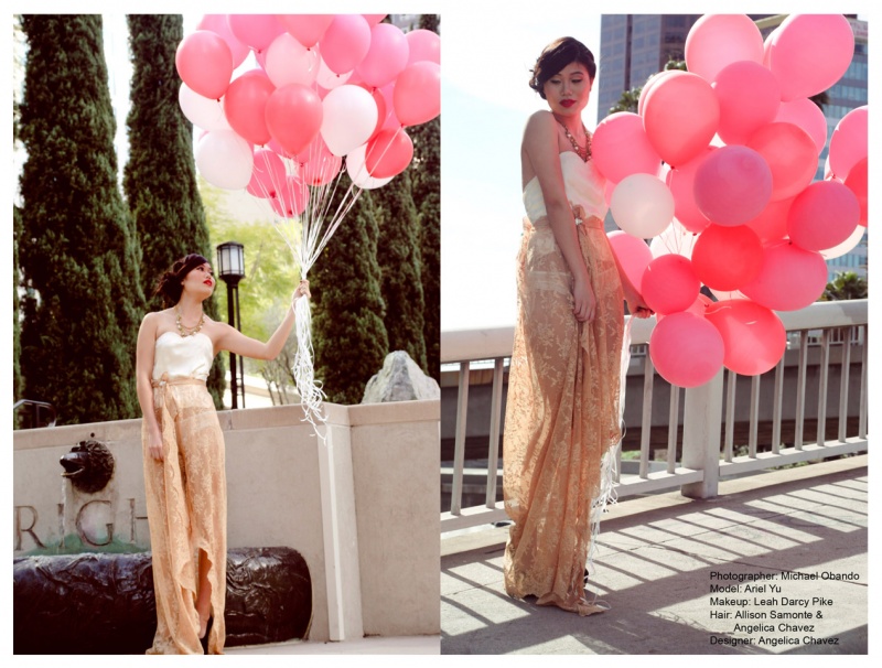 Female model photo shoot of Veltimera and a r i e l  by Michael Obando in Downtown LA