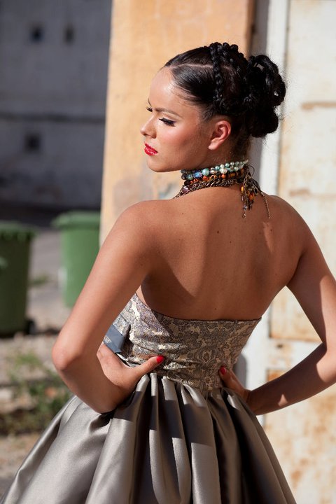 Female model photo shoot of Madelaine I in Timisoara, Romania