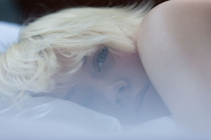 Female model photo shoot of blondeproem by Michael Winokur