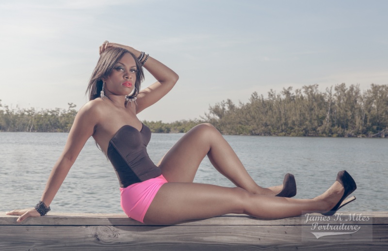 Female model photo shoot of Milan Candie The Model in Dania Beach