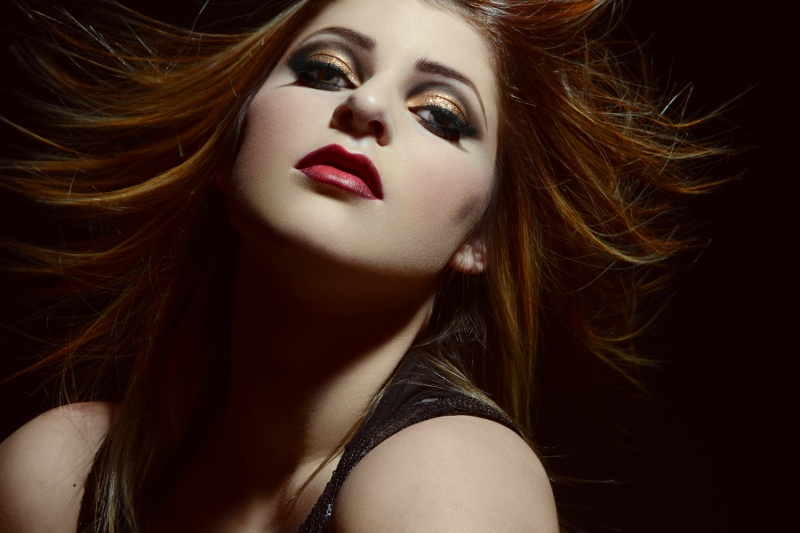 Female model photo shoot of KarineL Maquillage