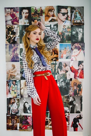 Female model photo shoot of HilaryShawnHairStylist in NYC