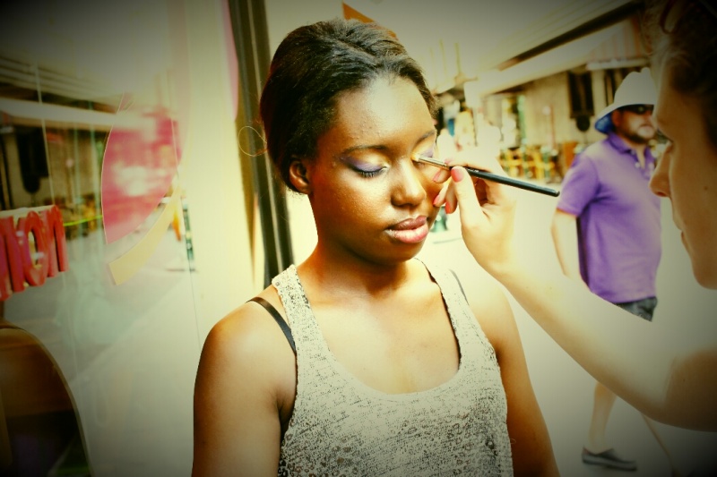 Female model photo shoot of Awa E Ndiaye by John McKay Photography, makeup by Katharine Shaw