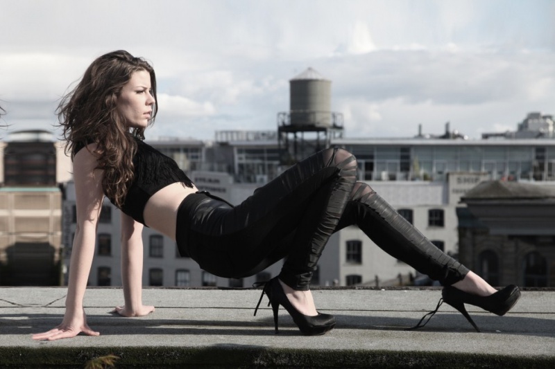 Female model photo shoot of Alison Jane Model in Gastown