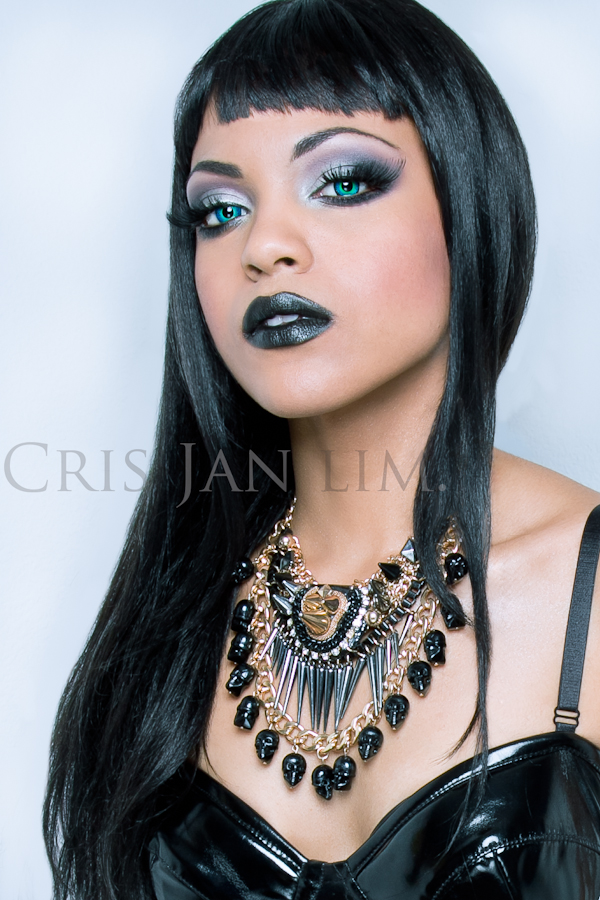 Female model photo shoot of Valentina Azul by Cris Jan Lim, makeup by Natasha Marcelina MUA