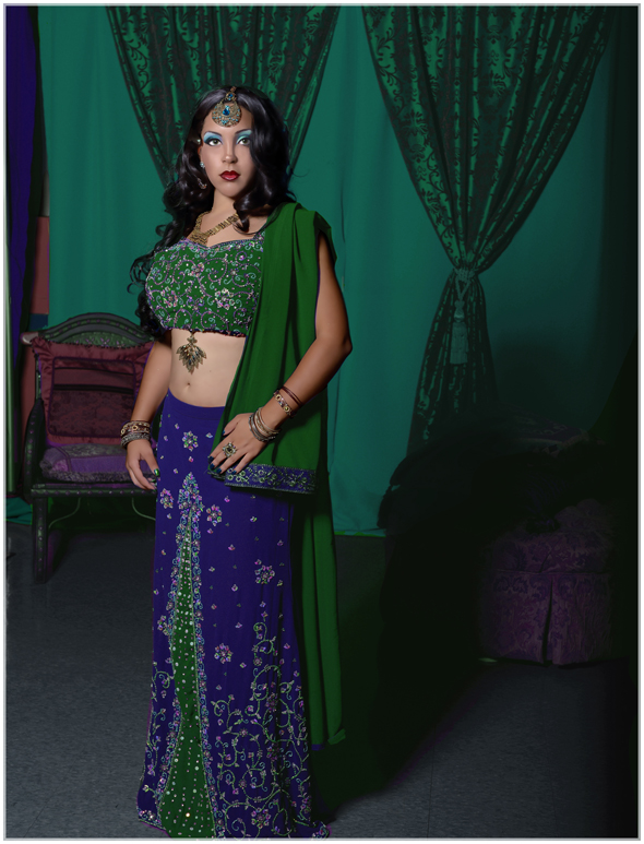 Female model photo shoot of Sevdha in Arabian Nights