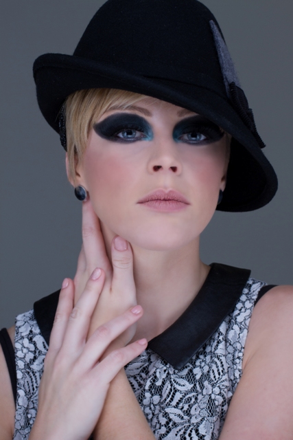 Female model photo shoot of ARDEUR Makeup Artistry in Storm Studios, Leamington Spa