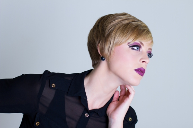 Female model photo shoot of ARDEUR Makeup Artistry in Storm Studios, Leamington Spa