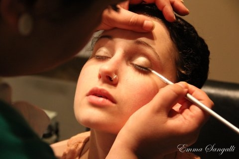 Female model photo shoot of Makeup by Amy McMahon