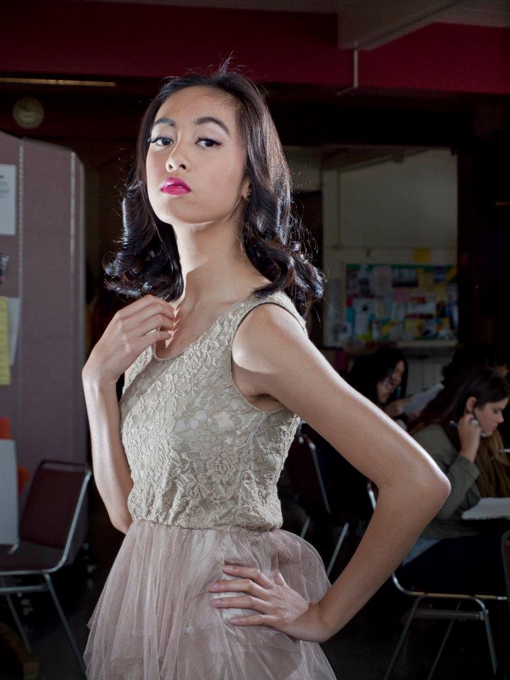Female model photo shoot of Nikki Bonifacio in City College of San Francisco