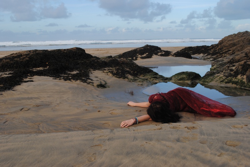 Female model photo shoot of Natasha Humphrey in Perranporth