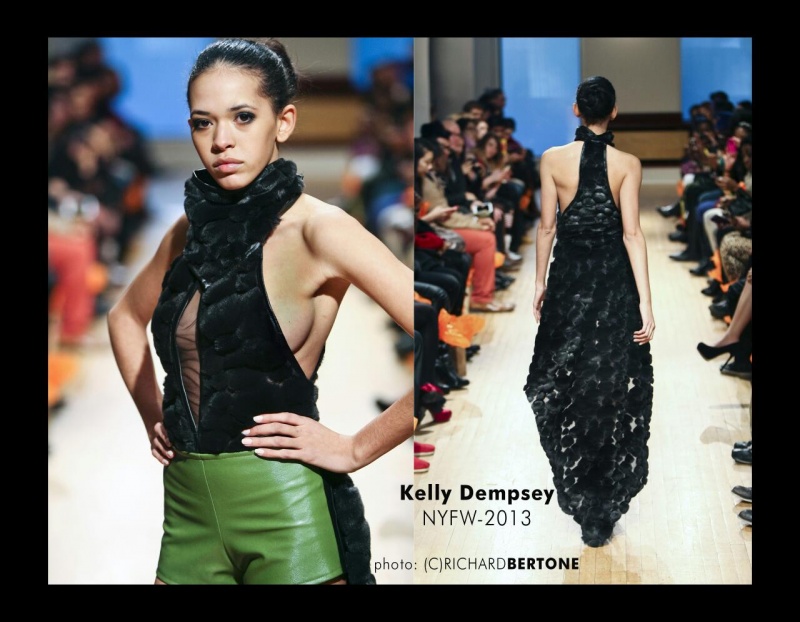 Female model photo shoot of Keli Couture in NYFW