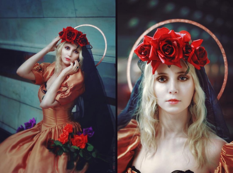 Female model photo shoot of kolca lukovye and Malice Love by Lialia_D