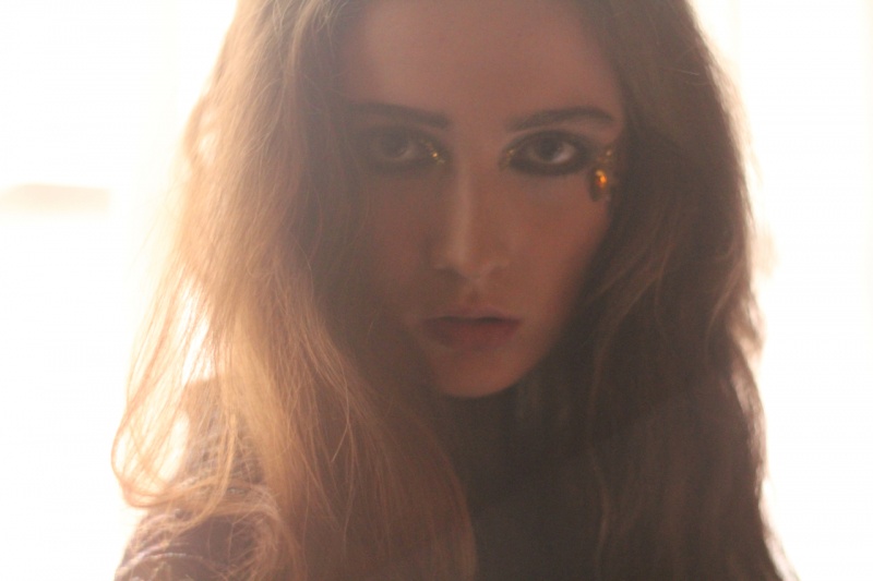 Female model photo shoot of Holly McDermott MUA in Velvet Hotel, Manchester.