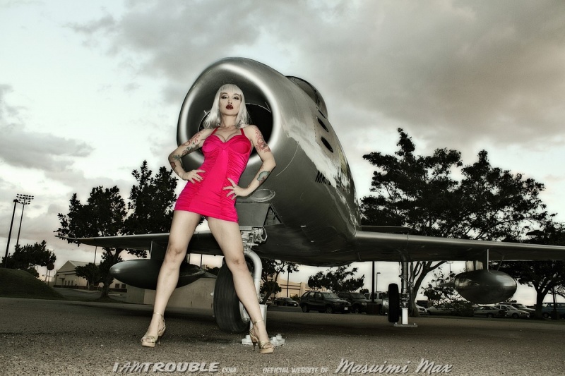 Male and Female model photo shoot of morat photography and Masuimi Max in Hickam Air Force Base, Hawaii
